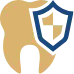 tooth with shield icon